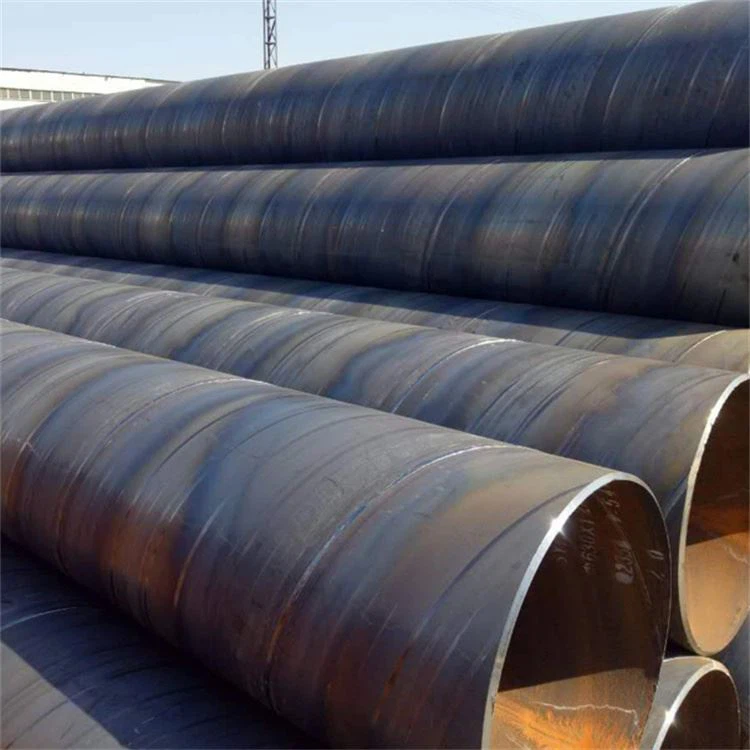 S235jr Спіральна зварена чорна труба